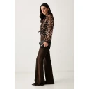 Twinset Dame Bukser Brun M,
