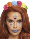 Leg Avenue Europe Face Jewels Day of the Dead Deluxe