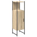  Høyt spiskammerskap Lys eik Konstruert tre 33 x 33 x 120.5 cm