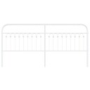  Sengegavl i metall hvit 200 cm 8721102645761