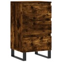 vidaXL Skjenk røkt eik 40x35x70 cm konstruert tre