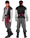 Klassisk Piratkostyme med 6 Deler - XXL