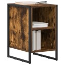  Nattbord 2 pcs Røyk Eik 39.5 x 30 x 50 cm Konstruert tre