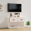 vidaXL TV-benk hvit 90x40x60 cm heltre furu
