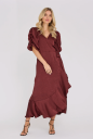 A View Sinda Dress   Burgundy   36