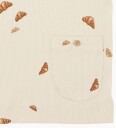 VACVAC T skjorte   Rib   Ello   Croissant Mini   Beige   VACVAC   3 4 år 98 104   T skjorte