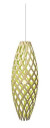 David Trubridge Hinaki Lime Taklampe