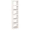 vidaXL Bokhylle/romdeler 40x30x199 cm heltre furu