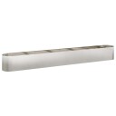vidaXL Hevet Hagebed Rustfritt stål 360 x 40 x 40 cm