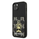Karl Lagerfeld Mobildeksel til iPhone 13 Karlimals Kortholder Svart