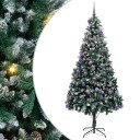  Kunstig juletre med 300 LED grønn 240 cm PVC og Stål og Plast