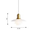 Louis Poulsen - PH 2/1 Pendel Messing