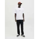 Jack & Jones Jornorrebro Emb Tee Ss Crew Neck Noos - White - XS