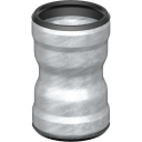 GM-X 40MM DOBBELHYLSE galvanized 40 mm