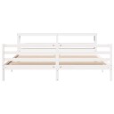  Sengeramme uten madrass hvit 180x200 cm heltre furu 3305833