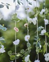 Gardin med Blomster og Blader 1,8 meter Hello Spring