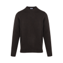 Basse Sweater Coffee XXL Lambswool with patch