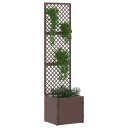 vidaXL Plantekassed Brun 35 x 30 x 135 cm Metall