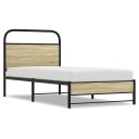  Sengeramme uten madrass sonoma eik 75x190 cm konstruert tre 8721158565129