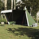 Tipi telt for camping 8 personer grønn vanntett