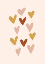 Hearts Plakat Plakat / 21x30cm
