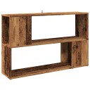 Bokhylle gammelt tre 100x24x63 cm konstruert tre