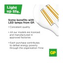 GP - LED Lamp Classic Filament E27 6W 60W 806lm I Bundle 2 Pcs