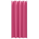  Gardiner med gardiner 2 pcs Lys rosa Polyester