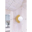 Swedish Ninja Candy Little Circle 180 S Vegglampe Sandcastle Ochre