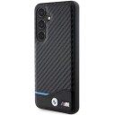 BMW Lær Karbon Etui til Samsung Galaxy S24 - Svart