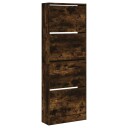  Skoskap røkt eik 60x21x163,5 cm konstruert tre 8721012381438