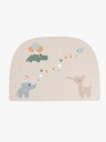 Done by Deer Silicone Placemat Celebration Sand   Beige   38X 26.5CM