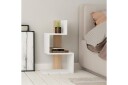 Sidebord Veyaie Hvit / Eik - Hvit