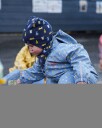 Kattnakken Babyregndress Dugg Blå 86