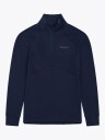 Bergans Inner:Pure Merino Youth Half Zip Blå 140