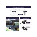 FITCAMX Integrert 4K Dashcam (foran+bak) Ford Ranger/Puma (2019 ->)