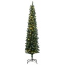  Kunstig slankt juletre 300 LED 180 cm