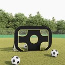  Fotballmål med siktevegg 120x80x80 cm Polyester