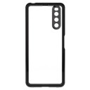 Sony Xperia 10 IV Magnetisk Deksel med Herdet Glass Svart