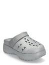 adidas Sportswear Adilette Clog Platform - Silver - 43