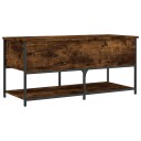  Oppbevaringsbenk røkt eik 100x42,5x47 cm konstruert tre 8721012340763