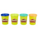 Hasbro Play-Doh 4 Pack of Wild Non-Toxic colours, 4-Ounce Cans
