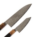 Satake OMO knivsett, Bunka Petty 12 cm + Kokkekniv 21 cm