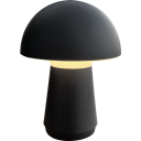 Veli Line oppladbar bordlampe svart