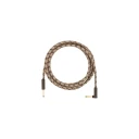Fender Festival Instrument Cable 10' Angled, Pure Hemp, Brun Stripe
