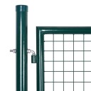 vidaXL Hageport stål 306x175 cm grønn