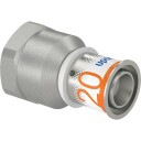 Uponor S-Press 20-mm Kobling med Muffe for Gulvvarme og Vannsystemer