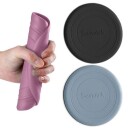 Scrunch Frisbee i silikon Foldbar Lyseblå