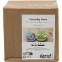 Diverse Broderiramme Rund dia 9,5 cm 10 stk 1 pk