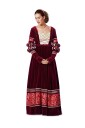 Burda 7171 - Renessansekjole EUR: 36-50, US: 10-24
